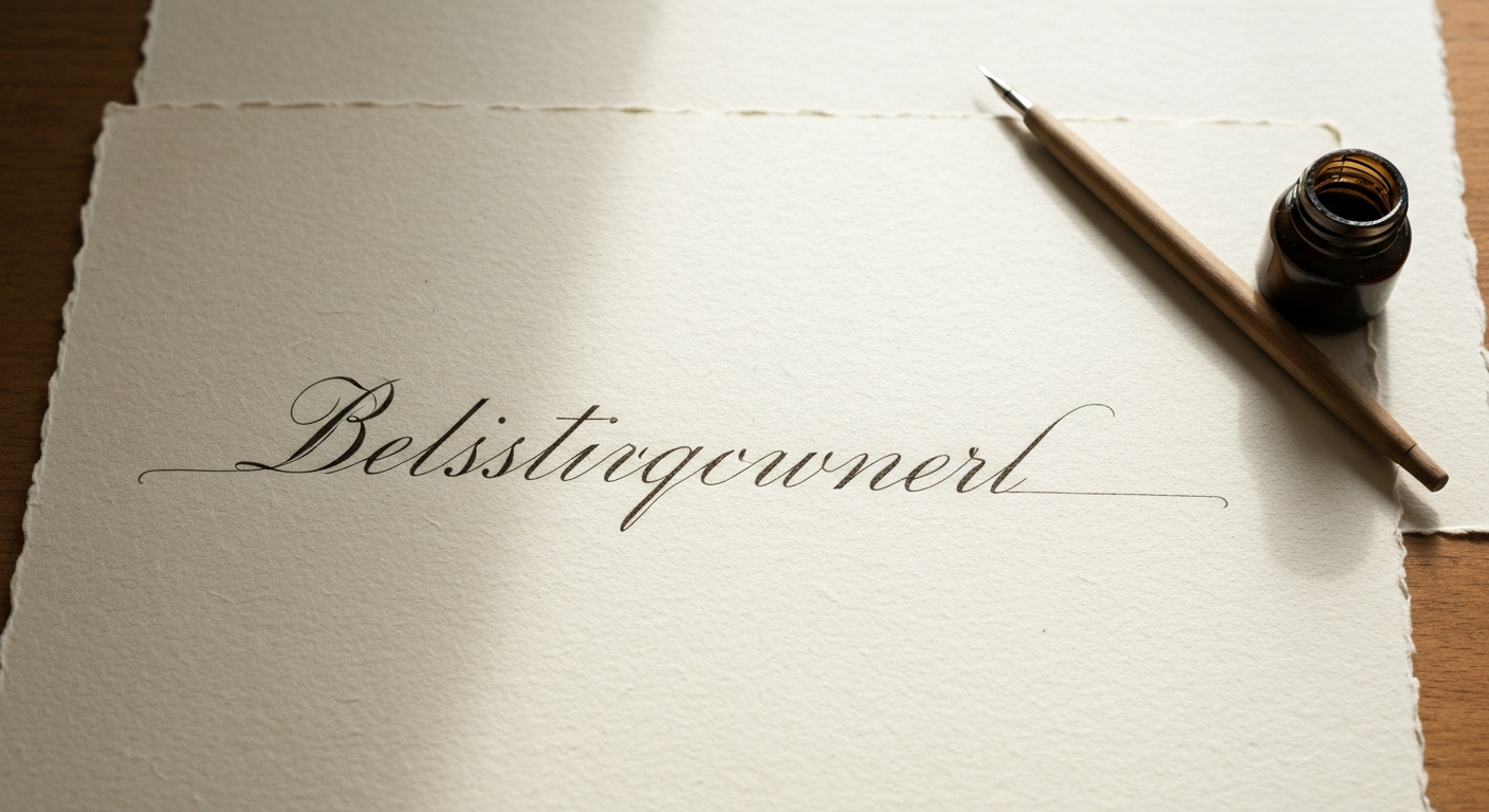 Saltwash pointed pen specimen