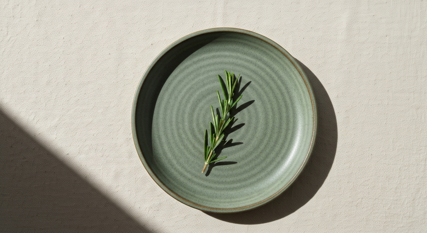 Dinner plate in ash glaze